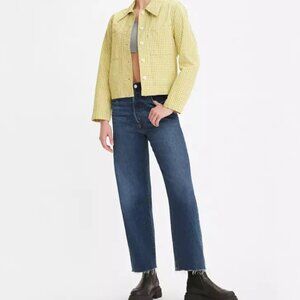 Levi's Premium Ribcage Straight Ankle Women's Jeans - Dark Wash